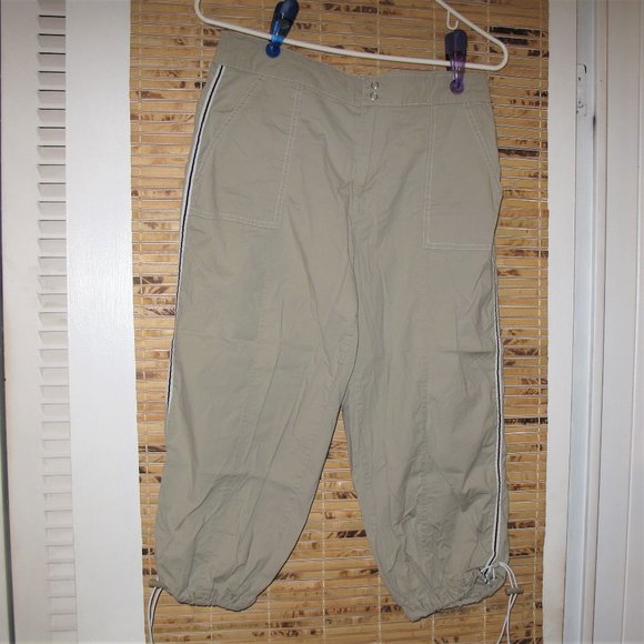 Womens 98 Cotton Capri Pants 